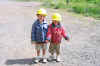 Joe and Ned at the Quincy Mine Aug 2006